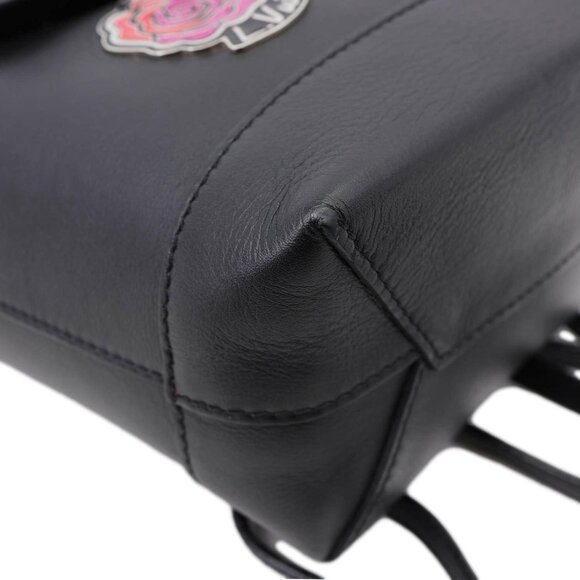 Louis Vuitton  My Lockme Mini Soft Calfskin Pins Leather Backpack Black main image 15